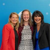 Group photo with Unsung Hero award nominee